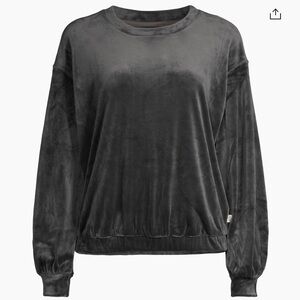 UGG Charcoal Velvet Crew Neck Sweater